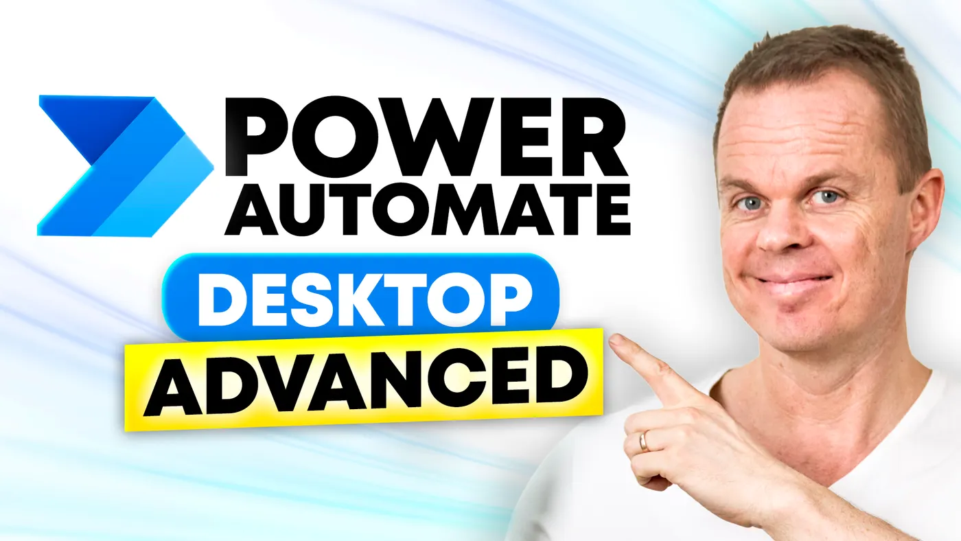 Power Automate Desktop advanced course course thumbnail